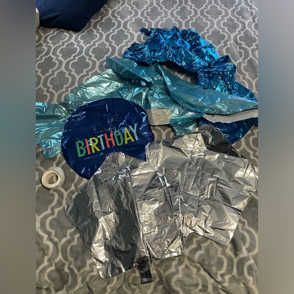 Dolphin Birthday Bouquet, 5 piece bundle. #2317